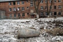 При обстреле Донецка пострадал морг